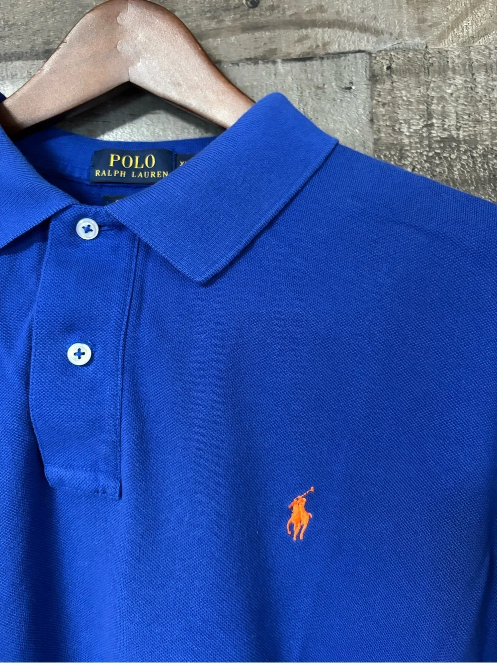 Polo by Ralph Lauren Men's Blue Short Sleeve Classic Fit Polo Shirt XXL